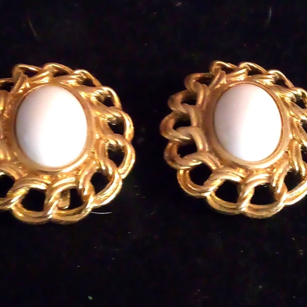 Trifari vintage earrings